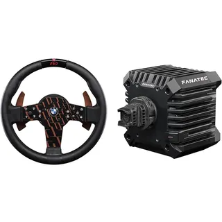 FANATEC CSL Lenkrad BMW + CSL DD QR2 Wheel Base – Gummierter Griff, 5 Nm Direct Drive Base – PC
