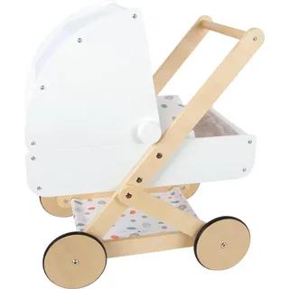 Small Foot Company small foot Puppenwagen Little Button, Holz, Griffhöhe: 50cm