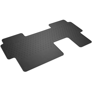 Volkswagen 1T3061273WGK Textilfußmatte 2. Sitzreihe Premium Velours Fußmatte einteilig, schwarz