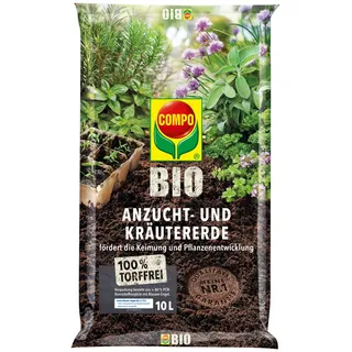 Compo Bio Anzucht- und Kräutererde torffrei 10 l