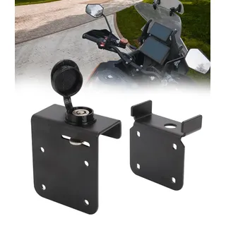 Für Garmin Zumo XT / XT2 GPS mit dem Original Garmin Mount GPS Locking Bracket Kit – Anti-Diebstahl-Sicherheits-Befestigungsmaterial – Aluminium, Schwarz