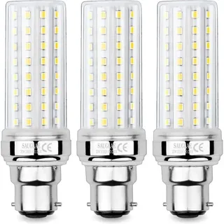 20-W-LED-Mais-Glühbirnen, 150-W-äquivalente Glühlampe, 2300 lm, 3000 k warmweiß, B22-Bajonett-Glühbirnen, 3 Stück npterbl
