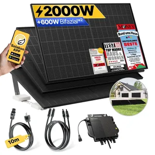 10 m Kabel + Gartenhalterung