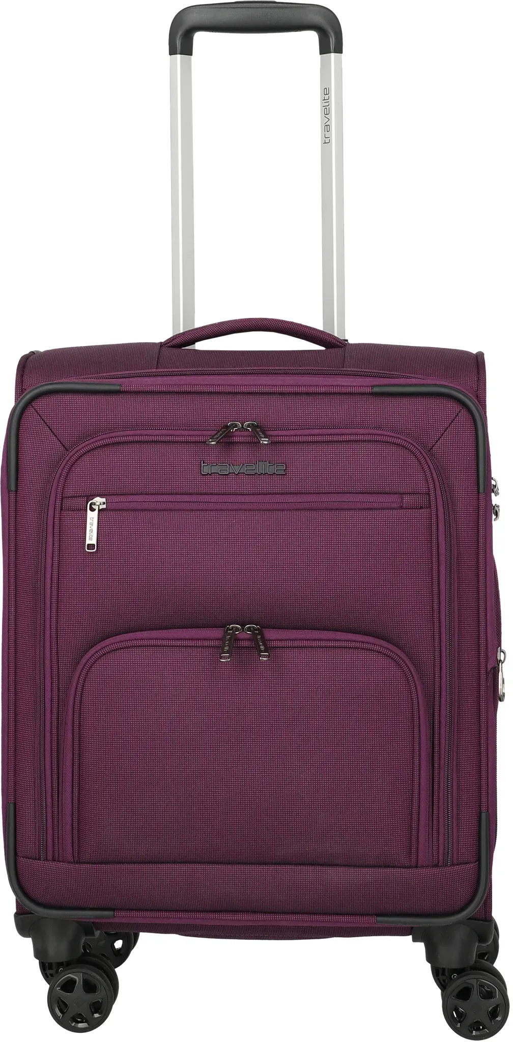 travelite CUBIS Trolley 4-Rollen S exp. Berry