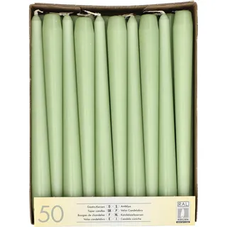 Papstar 50 STARPAK Kerzen jadegrün