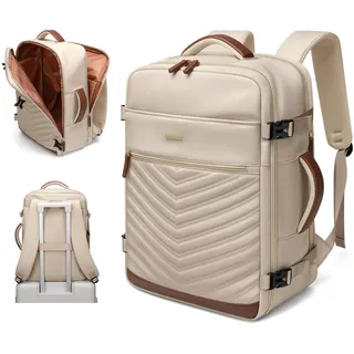 GOLF QUALITY Extra Großer Rucksack Damen 33L Wasserdicht 17 Zoll Laptoptasche Arbeit Laptop Anti Diebstahl Business Reisen Schulrucksack Schwarz Reiserucksack,Backpack Women für Uni