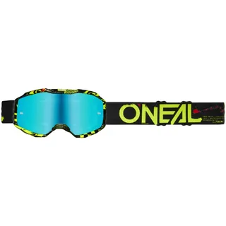 O'Neal B-10 Youth Goggle attack V.24 black/neon yellow - radium blue
