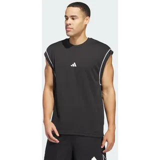 adidas Basketball All-World Sleeveless Tanktop Black / Black M