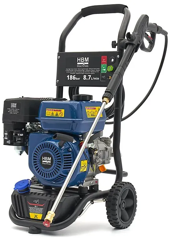 HBM Benzin-Hochdruckreiniger 186 bar 8,7 l/min 196 cc