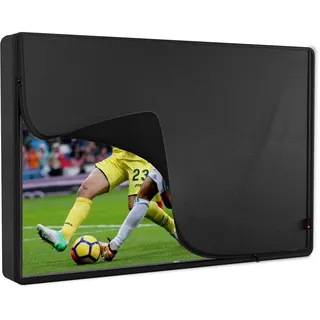 iBirdie Outdoor-TV-Abdeckung 116 bis 121,9 cm (46 bis 48 Zoll), wasserdicht, Abdeckungsgröße 111,9 cm B x 69,9 cm H, wetterfest, mit Reißverschluss für Flachbildschirme im Freien von 117,8 bis 121,9