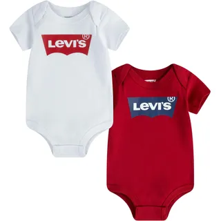 Levi's Levi ́s ® Kids Batwing Kurzärmeliger Body 2 Einheiten - Transparent - 6-12 Monate