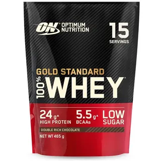 Optimum Nutrition Gold Standard 100% Whey Double Rich Chocolate Pulver 450 g