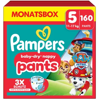 Pampers Baby-Dry Pants Gr. 5 (11-17 kg) 160 St. Paw Patrol Edition