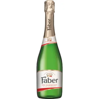 faber sektkellerei Faber Sekt halbtrocken 11,0 % vol 0,75 Liter