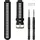Forerunner 735XT Ersatzarmband Schwarzes/Graues aus Silikon -