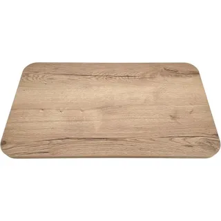 viertec Leichtbau Tischplatte, Eiche-Optik, 90x58x2,8cm