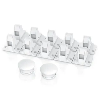 Bearware Babysicherung Schrankschloss - Schranksicherung Kindersicherung magnetisch - 10 Schlösser + 2 Magnet Schlüssel
