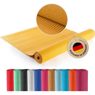 #DoYourYoga DoYourYoga Yogamatte »Kirana« 183x61x0,4cm Curry - Orange