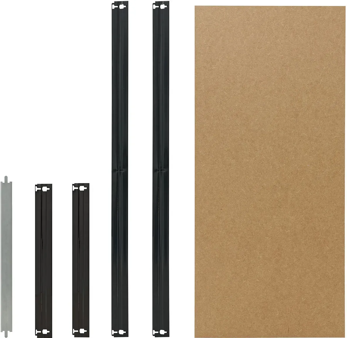 shelfplaza HOME 90x40 cm Fachboden-Set in anthrazit für HOME Schwerlastregale