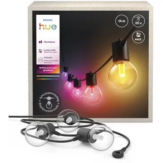 Philips LED Lichterkette wasserdicht 14 m Weiß