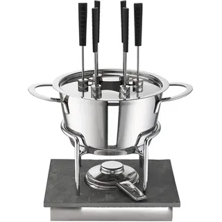 Schulte-Ufer Gala Fondue, Edelstahl, Silber, 18cm