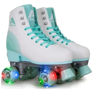 Apollo Rollschuhe Kinder " Classic Roller Retro " in Disco Time LED | Gr.: 39-42