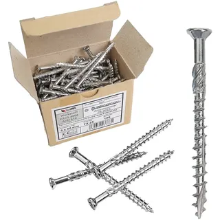 Sanpro Terrassenschraube aus Edelstahl mit Torx Kopf, Größe 5 x 70 mm, Anzahl 200 Stück