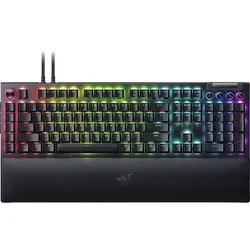 RAZER BlackWidow V4 Pro, Gaming Tastatur, Mechanisch, Razer Green, Kabelgebunden, Schwarz