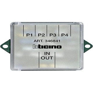 BTicino BTICINO, Einbau-Video-Signalverteiler/Etagenverteiler 4-fach für 2-Draht Sprechanlagen., 346841