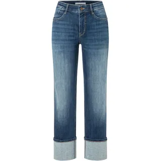 MAC Regular-fit-Jeans "LAURA", Damen, Gr. 38, N-Gr, fancy nonrepairot blau, Denim/Jeans, Obermaterial: 88% Baumwolle, 10% Polyester, 2% Elasthan, unifarben, regular fit knöchelfrei, Jeans, im Five-Pocket Style