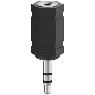 Hama Audio-Adapter, 3,5-mm-Klinken-St. Stereo - 2,5-mm-Klinken-Kuppl. Stereo (00205199)