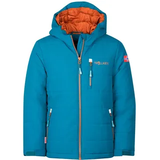 Trollkids Hemsedal XT Ski- und Winterjacke, Dunkelblau/Zimt, Größe 92 - 92