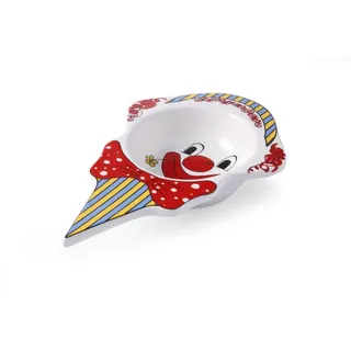 36x Eiscremeschale Clown, 22,6 x 14,5 x 3,7 cm, Kinder Eis Becher