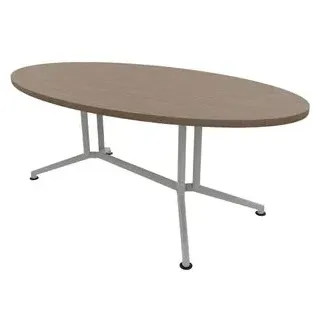 Quadrifoglio Konferenztisch X2 eiche oval, 200,0 x 110,0 x 74,0 cm