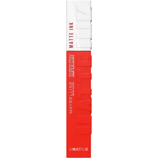 New York Flüssiger Lippenstift mit mattem Finish, 16h Halt ohne Abfärben, Vegane Formel, Super Stay Matte Ink Spiced Up, Nr. 320 Individualist 5ml