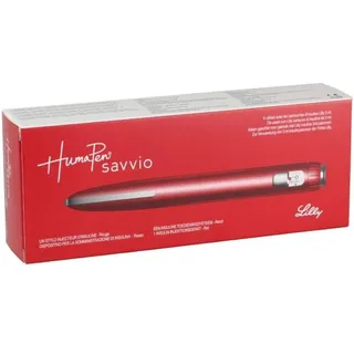 lilly Humapen Savvio Lilly, HumaPen Savvio, rotes Insulinversorgungsgerät mit Handbuch und Box
