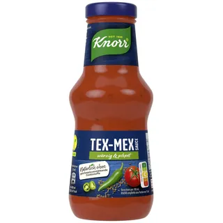 Knorr Tex-Mex Sauce leckere Grill- und Wrap Sauce mit würzig-pikantem Geschmack 250 ml