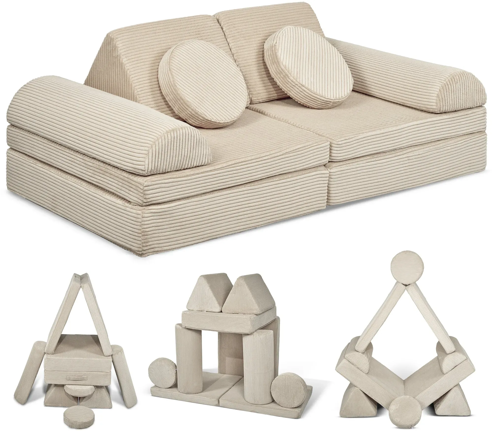 Spielsofa Cord- Fantasiewelt