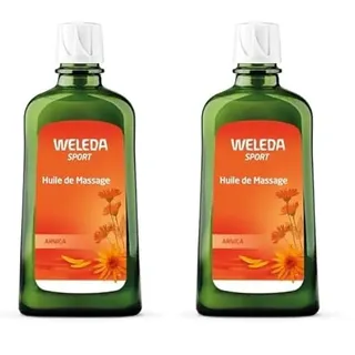 WELEDA Bio Arnika Sport Massageöl 200ml vegan - Naturkosmetik Hautpflege Körperöl schützt vor Muskelkater & Verspannung. Ideal als Sport Vorbereitung/Regeneration mit Duft nach Rosmarin & Lavendel