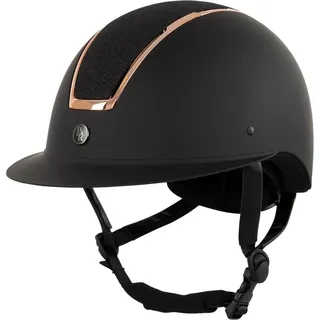 br equestrian equipment BR Omega Painted Glitter Black/Rose 55/57