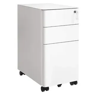 Songmics Rollcontainer 46 x 30 x 59,2 cm weiß