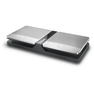 Yealink CPW90 Konferenzmikrofon, Kabellos, USB, Schwarz, Silber, 1,8 m, Batteri