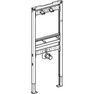 Geberit Duofix Element für WT, 130 cm AP-Armatur