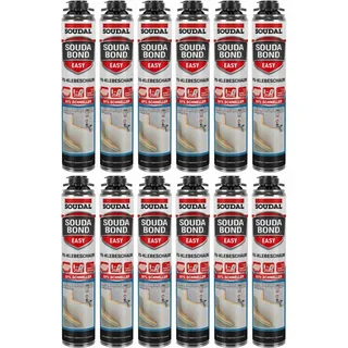 SOUDAL 1K PU-Klebstoff SOUDABOND EASY 800ml (Pistolenaufsatz) Spar- Set (6)