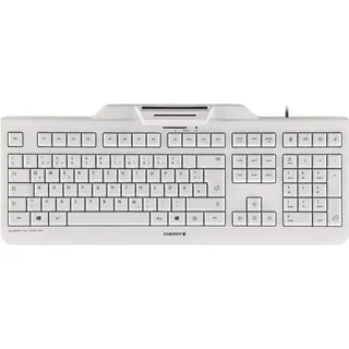 Cherry KC 1000 SC DE weiß/grau JK-A0100DE-0