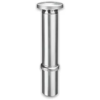 Dunstrohr Grömo mit Dunsthut, Zink, verschiedene Größen (Ausführung: Ø 100mm)