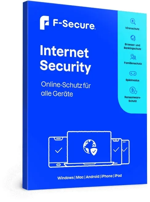 F-Secure Internet Security 2026, 7 Geräte - 1 Jahr, Download