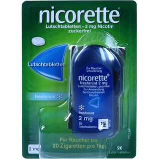 Nicorette Freshmint 2 mg Lutschtabletten 20 St.