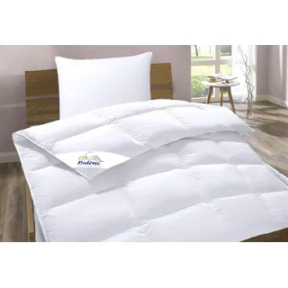 Balette Daunenbettdecke + Kopfkissen »Lilly« In 4 Wärmeklassen, in Größe 135x200 & 155x220 cm erhältlich. weiß