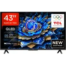 TCL 43T69C 43 Zoll QLED, Direct LED, 4K HDR, Smart Google TV Dolby Vision & Atmos, Game Master, Motion Clarity, Google Assistant & Alexa